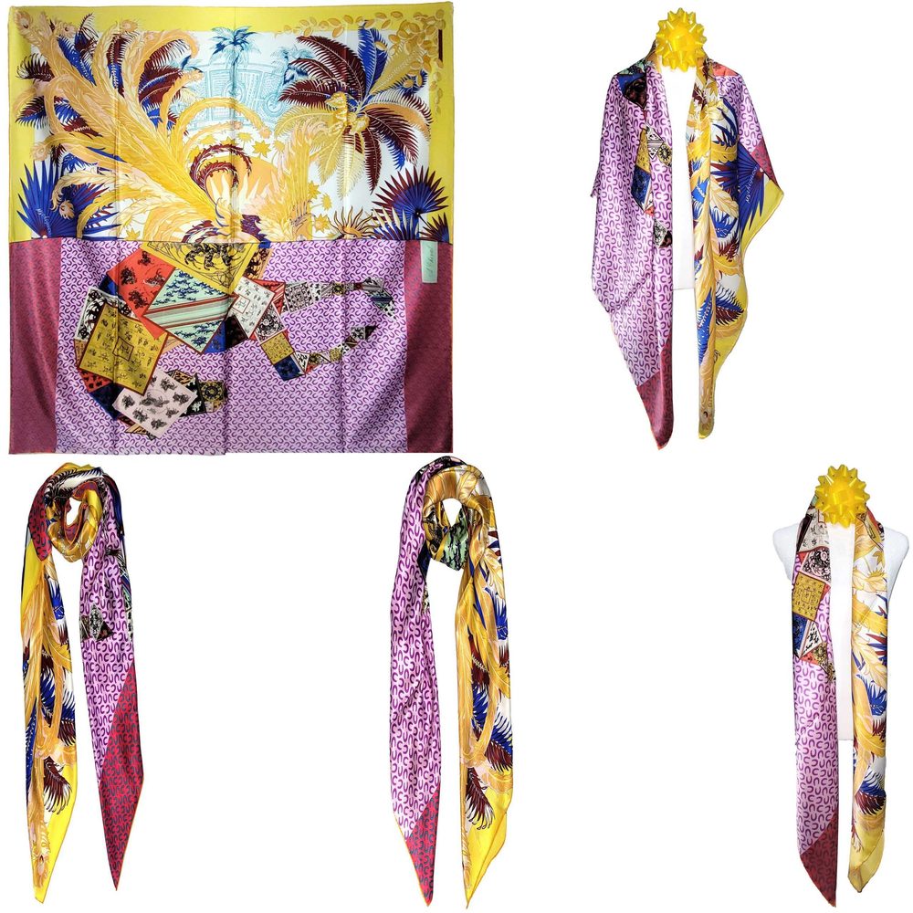 NWT Genuine 100% Mulberry Silk Satin Scarf 53"x53" Large Square Shawl 51071
